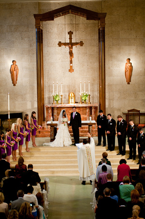 Saint Austin's Cathedral and UT Club Wedding
