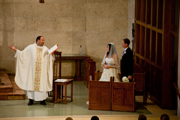 Saint Austin's Cathedral and UT Club Wedding